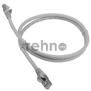 Кабель Патч-корд Lanmaster FTP LAN-PC45/S6A-5.0-GY вилка RJ-45-вилка RJ-45 кат.6А 5м серый LSZH (уп.:1шт)