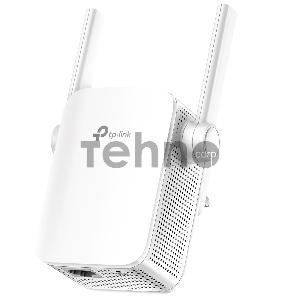 Усилитель TP-Link Wi-Fi AC750 Wi-Fi Range Extender, Wall Plugged,  433Mbps at 5GHz + 300Mbps at 2.4GHz, 802.11ac/a/b/g/n, 1 10/100M LAN, WPS button, 2 fixed antennas поставляется без кабеля RJ-45