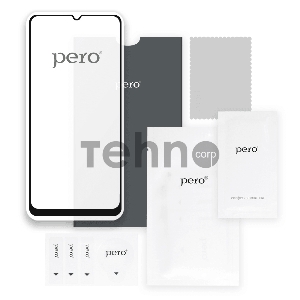 Пленка защитная Pero Защитное стекло PERO Full Glue для Vivo V17/V17 Neo, черное