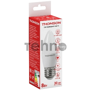 Лампа светодиодная Hiper THOMSON LED CANDLE 8W 670Lm E27 4000K TH-B2022