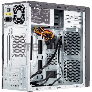 Корпус с блоком питания 500Вт./ Case Foxline FL-702, mATX, 1x5.25EXT, 1x3.5EXT, 2x3.5INT, 2xUSB2.0, HDA, w/o FAN, w/500W ATX PSU, w/1.2m EU pwr cord