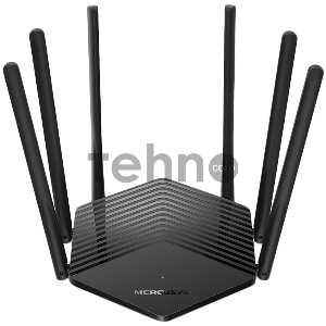 Роутер Mercusys AC1900 Wireless AC Gigabit Router, 600 Mbps at 2.4 GHz + 1300 Mbps at 5 GHz, 6×5dBi Fixed External Antennas with Beamforming, 2× G LAN Ports, 1× G WAN Port, Access Point Mode, 3X3 MU-MIMO, Parental Controls, Guest Network, Smart Connect