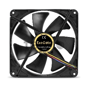 Вентилятор 12В DC ExeGate EX14025S4P-PWM (140x140x25 мм, Sleeve bearing (подшипник скольжения), 4pin, PWM, 24dBA)