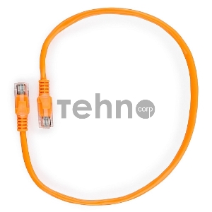 Коммутационный шнур Комм шнур, UTP, кат 5e,  0.5м с RJ45 (оранжевый)