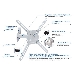 Кронштейн Kromax ATLANTIS-15 white, Наклонно-поворотный, 22"-65", VESA до 400x400, до 40кг, фото 8