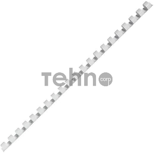 Пружины для переплета пластиковые Fellowes Lamirel LA-7866802 8мм белый 100 шт