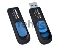 Флеш Диск 128GB ADATA UV128, USB 3.0, черный/синий
