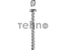 Болт ГОСТ 7798-70, M6 x 50 мм, 5 кг, кл. пр. 5.8, оцинкованный, ЗУБР