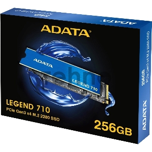 Твердотельный накопитель SSD 256Gb ADATA LEGEND 710 PCIe Gen3 x4 M.2 2280