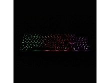 Клавиатура с подстветкой Gembird KB-220L, USB, черный, 104 клавиши, подсветка Rainbow, кабель 1.5м