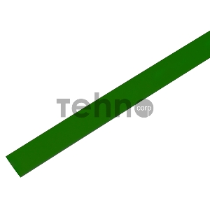 Термоусадочная трубка 8,0/4,0 мм, зеленая, упаковка 50 шт. по 1 м PROconnect
