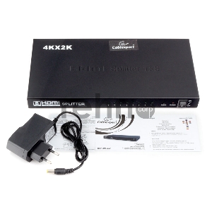 Разветвитель HDMI Cablexpert DSP-8PH4-03, HD19F/8x19F, 1 компьютер => 8 мониторов, Full-HD, 3D, 1.4v, каскадируемый Разветвитель HDMI Cablexpert DSP-8PH4-03, HD19F/8x19F, 1 компьютер => 8 мониторов, Full-HD, 3D, 1.4v, каскадируемый