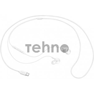 Гарнитура вкладыши Samsung EO-IC100 1.2м белый проводные (в ушной раковине)