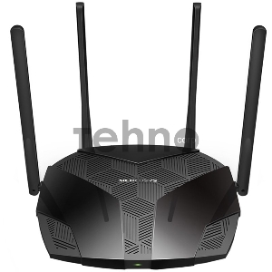 Маршрутизатор Mercusys AX1800 Dual-Band Wi-Fi 6 Router, 4× Fixed External Antennas, 3× Gb LAN Ports, 1× Gb WAN Port