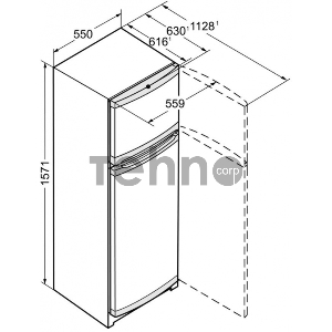 Холодильник LIEBHERR CT 2931, белый