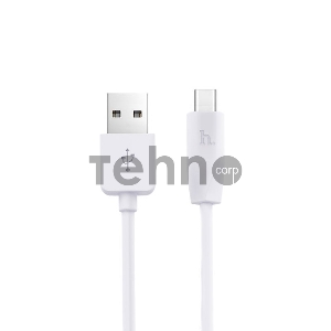 Кабель USB 2.0 hoco X1, АM/Type-C M, белый, 1м