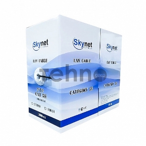 Кабель SkyNet Light UTP indoor 2x2x0,46, медный, FLUKE TEST, кат.5e, однож., 305 м, box, серый