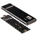 Внешний корпус AgeStar USB 3.1 Type-C M.2 NVME (M-key)  AgeStar 31UBNV5C (BLACK), алюминий, черный, фото 6