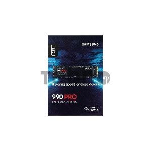 Твердотельный диск 2TB Samsung 990 PRO, M.2, PCI-E 4.0 x4, TLC 3D NAND [R/W - 7450/6900 MB/s] /EU
