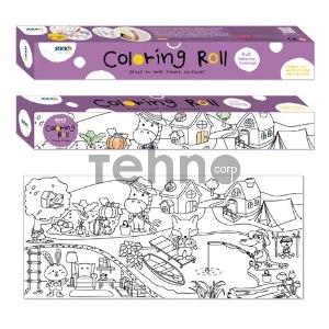 Ролик самоклеящийся для раскрашивания Stick`n 29006 1цв.в упак. деревня