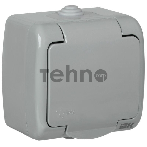 Розетка Iek ERA12-K03-16-54 РСш12-2-А Розетка 1-ая с з/к откр. уст. 16А IP54 AQUATIC