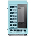 Корпус Thermaltake The Tower 100 Turquoise черный без БП miniITX 1x120mm 3x140mm 2xUSB3.0 audio bott PSU, фото 4