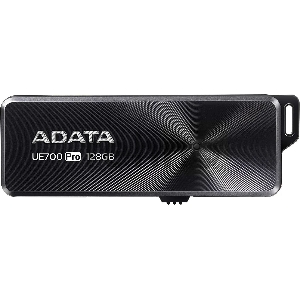 Накопитель 128GB ADATA UE700Pro USB Flash AUE700PRO-128G-CBK USB 3.2 Gen 1, 220/135, Black, RTL