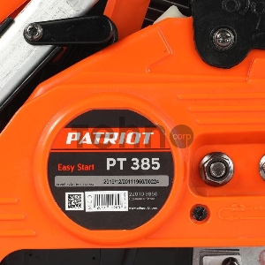Пила цепная бензиновая PATRIOT PT 385, 38cc, 2.0л.с., шина 14, Easy Start