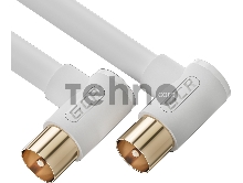 Кабель GCR 10.0m антенный (коаксиальный) TV M угловой / TV M угловой, GCR-52336 Кабель GCR 10.0m антенный (коаксиальный) TV M угловой / TV M угловой, GCR-52336