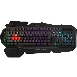 Клавиатура A4Tech Bloody B320N черный USB Multimedia for gamer LED (подставка для запястий) (B320N)