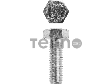 Болт ГОСТ 7798-70, M8 x 20 мм, 5 кг, кл. пр. 5.8, оцинкованный, ЗУБР