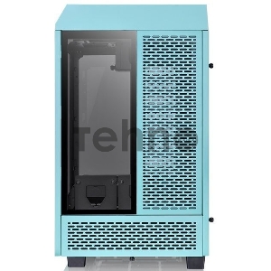 Корпус Thermaltake The Tower 100 Turquoise черный без БП miniITX 1x120mm 3x140mm 2xUSB3.0 audio bott PSU