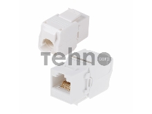 Rexant Модуль Keystone Jack RJ-45(8P8C), UTP неэкранированный, категория 5e, тип 90 градусов, самозажимной, белый