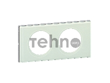 Celiane Рамка 2 поста смальта белая глина