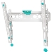 Кронштейн ONKRON TM5W / 32-65'' макс 400*400 наклон +12º от стены: 35-145мм, макс вес 68,2кг, встр уровень, белый, фото 2