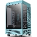 Корпус Thermaltake The Tower 100 Turquoise черный без БП miniITX 1x120mm 3x140mm 2xUSB3.0 audio bott PSU, фото 6
