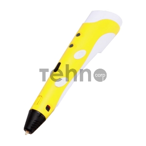 Ручка 3D Cactus CS-3D-PEN-E-YL PLA ABS LCD желтый