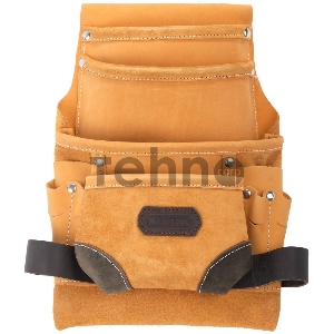 Сумка KRAFTOOL 1-38531  поясная для инструментов натуральная кожа 10 карманов