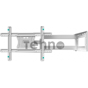 Кронштейн ONKRON M7LW 40-75 макс 400*600  наклон -5°/+15° поворот ±180° Макс нагрузка 68,2кг, от стены 110-711мм, белый