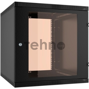 Шкаф коммутационный C3 Solutions WALLBOX LIGHT 15-63 B (NT176977) настенный 15U 600x350мм пер.дв.стекл несъемн.бок.пан. направл.под закл.гайки 100кг черный 300мм 20кг 744мм IP20 сталь