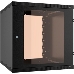 Шкаф коммутационный C3 Solutions WALLBOX LIGHT 15-63 B (NT176977) настенный 15U 600x350мм пер.дв.стекл несъемн.бок.пан. направл.под закл.гайки 100кг черный 300мм 20кг 744мм IP20 сталь, фото 2