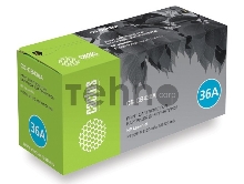 Тонер-картридж Cactus CS-CB436AS (тип CB436A) черный, 2000 стр., для HP LaserJet P1505/ M1120 mfp/ M1522 mfp