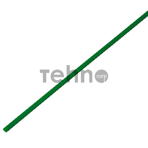 Термоусадочная трубка 4,0/2,0 мм, зеленая, по 1 м PROconnect