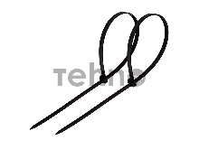 Хомут-стяжка кабельная нейлоновая PROconnect 100 x2,5 мм, черная, упаковка 100 шт.