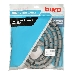 Кабельный органайзер Buro BHP CG252S Spiral Hose 25x2000mm Silver, фото 3