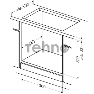 Встраиваемый духовой шкаф HANSA BOEI68004, нержавеющая сталь