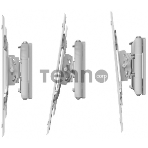 Кронштейн ONKRON M7LW 40-75 макс 400*600  наклон -5°/+15° поворот ±180° Макс нагрузка 68,2кг, от стены 110-711мм, белый