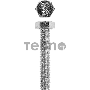 Болт ГОСТ 7798-70, M8 x 45 мм, 5 кг, кл. пр. 5.8, оцинкованный, ЗУБР