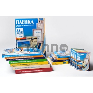 Пленка для ламинирования Office Kit 75мкм A4 (100шт) глянцевая 216x303мм PLP10023