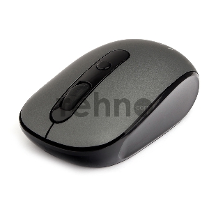 Мышь беспров. Gembird MUSW-355-Gr, серый, бесш.клик, soft touch, 3кн.+колесо-кнопка, 1600DPI, 2,4ГГц